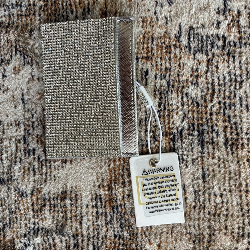 Glamorous Silver Rhinestone Wallet